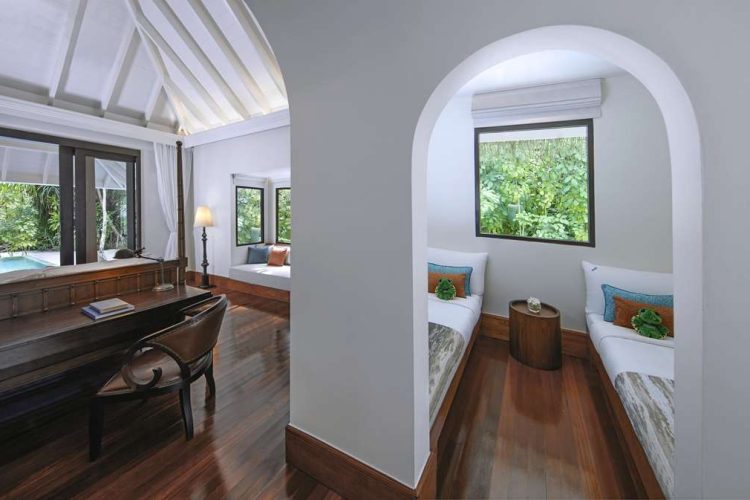 Kids sleeping area in villa
