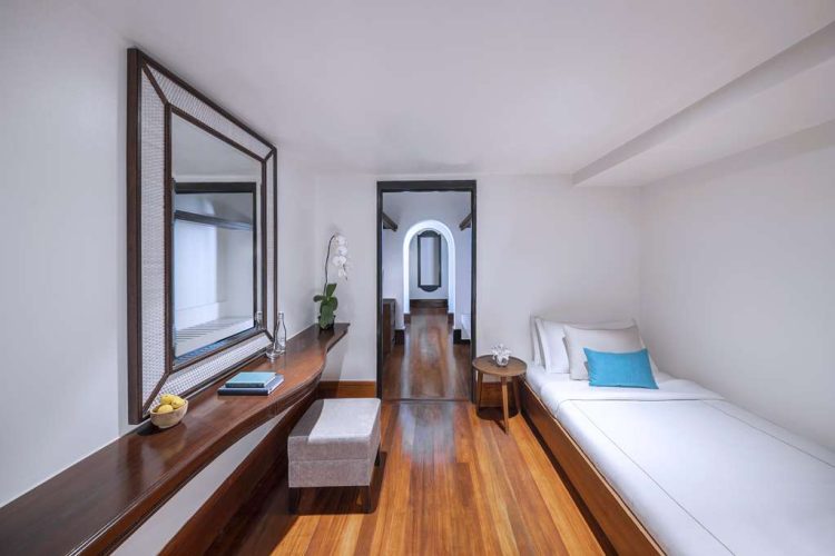 Additional sleeping area for a 3rd adult in a 2bedroom family beach pool villa
